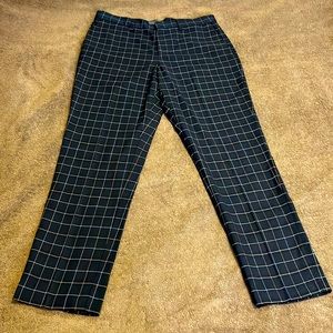 H&M plaid slacks